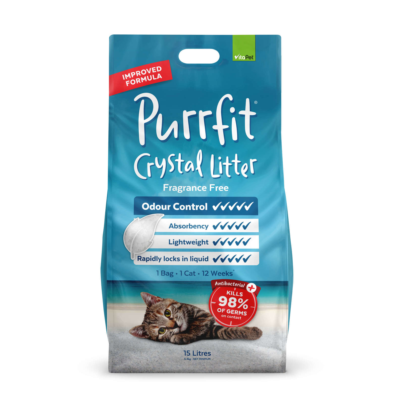 Vitapet: Purrfit Crystals (15L) image