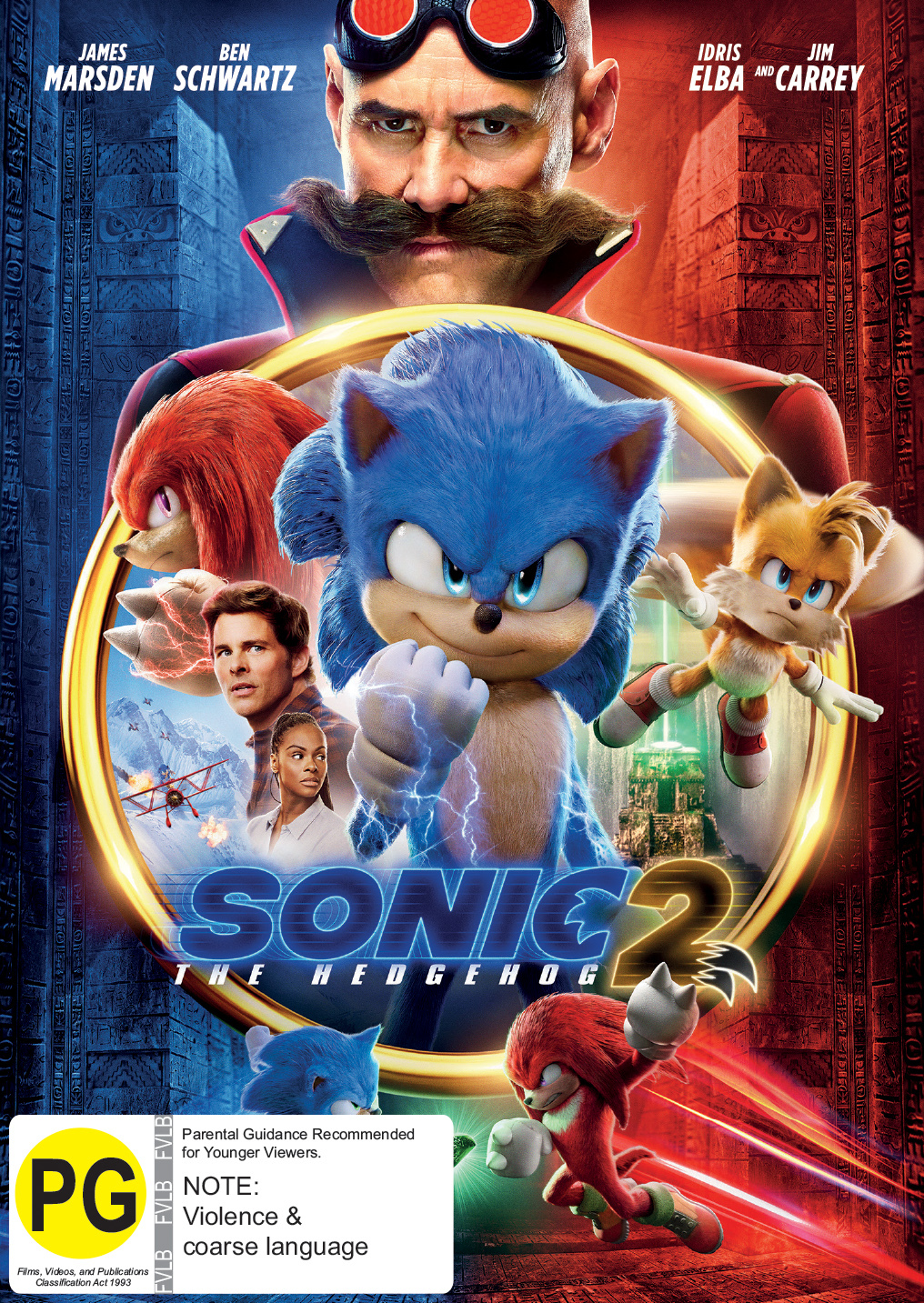 Sonic The Hedgehog 2 on DVD