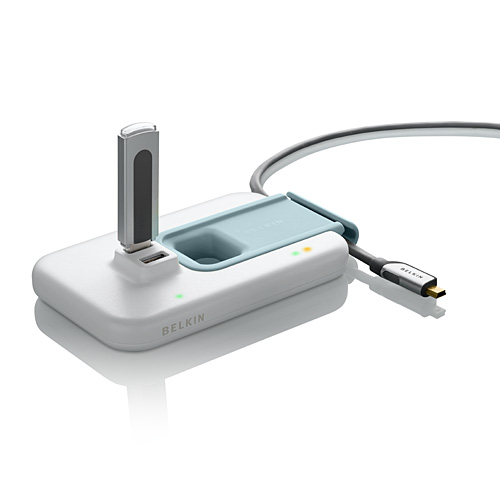Belkin 7 Port White USB2.0 Plus Hub White image