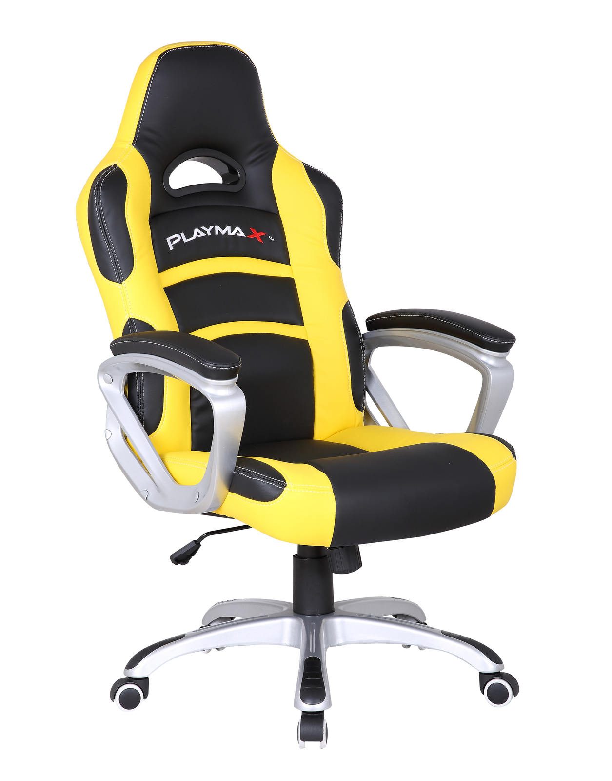Playmax Gaming Chair Yellow and Black On Sale Now at Mighty Ape NZ