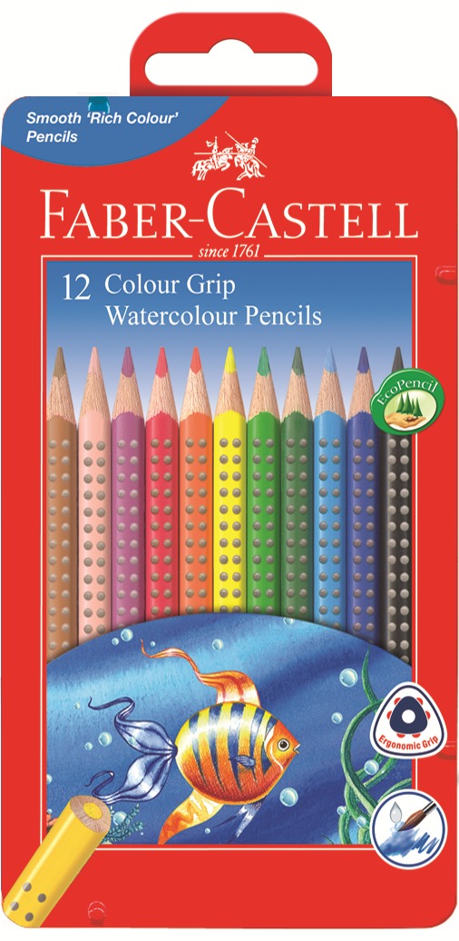 Faber-Castell: Grip Watercolour (Tin of 12) image