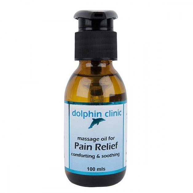 Dolphin Clinic Luxury Massage Oil – Pain Relief (100ml)