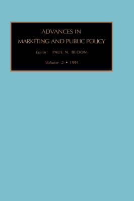 Advances in Marketing and Public Policy: v. 2 image