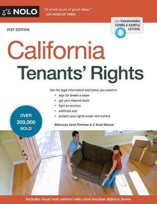 California Tenants' Rights by Janet Portman image