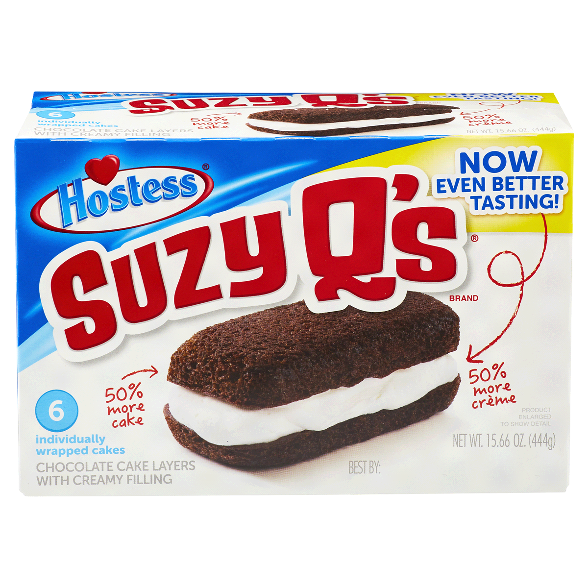 Hostess Suzy Q's (6 Pack)