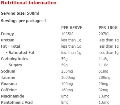 NOS Energy Drink Supercharged 500ml image