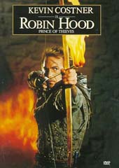 Robin Hood: Prince Of Thieves on DVD Robin Hood: Prince Of Thieves on DVD