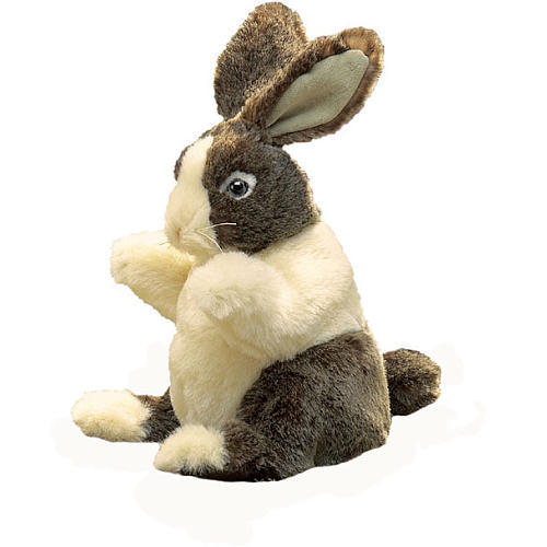 Folkmanis Hand Puppet - Baby Dutch Rabbit image