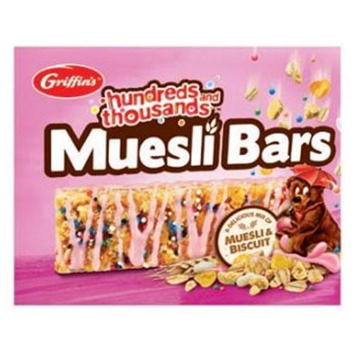 Griffin's Hundreds & Thousands Muesli Bars (180g) image