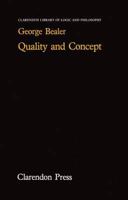 Quality and Concept by George Bealer image
