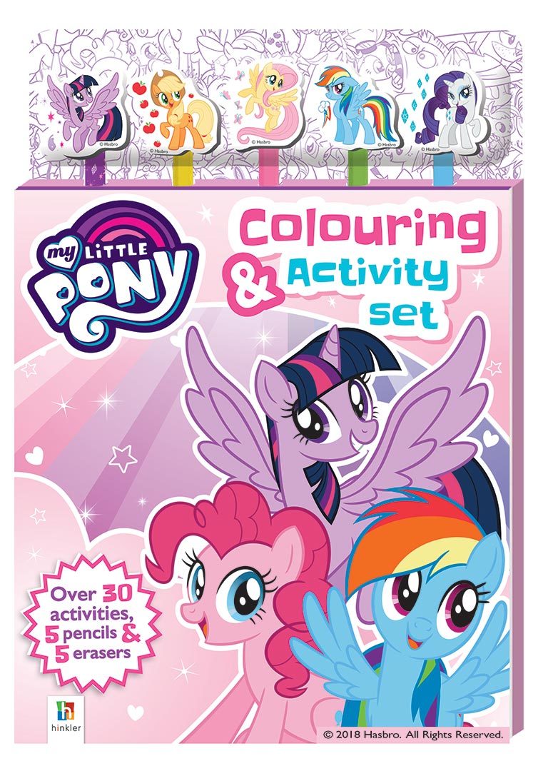Kaleidoscope: My Little Pony - 5-Pencil & Eraser Set image