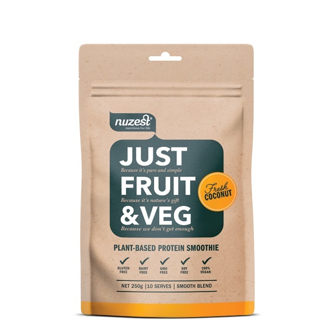 Just Fruit & Veg Protein Smoothie - Fresh Coconut (250g) image