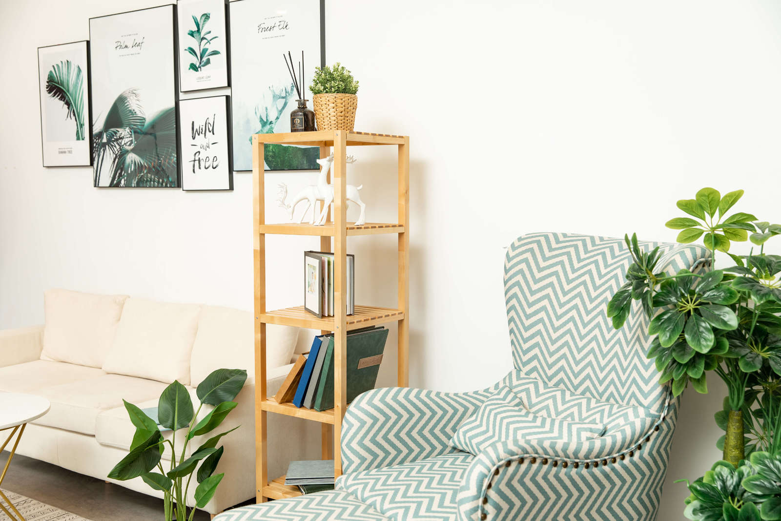 Buy 5Tier Solid Birch Wood Shelf Unit at Mighty Ape NZ