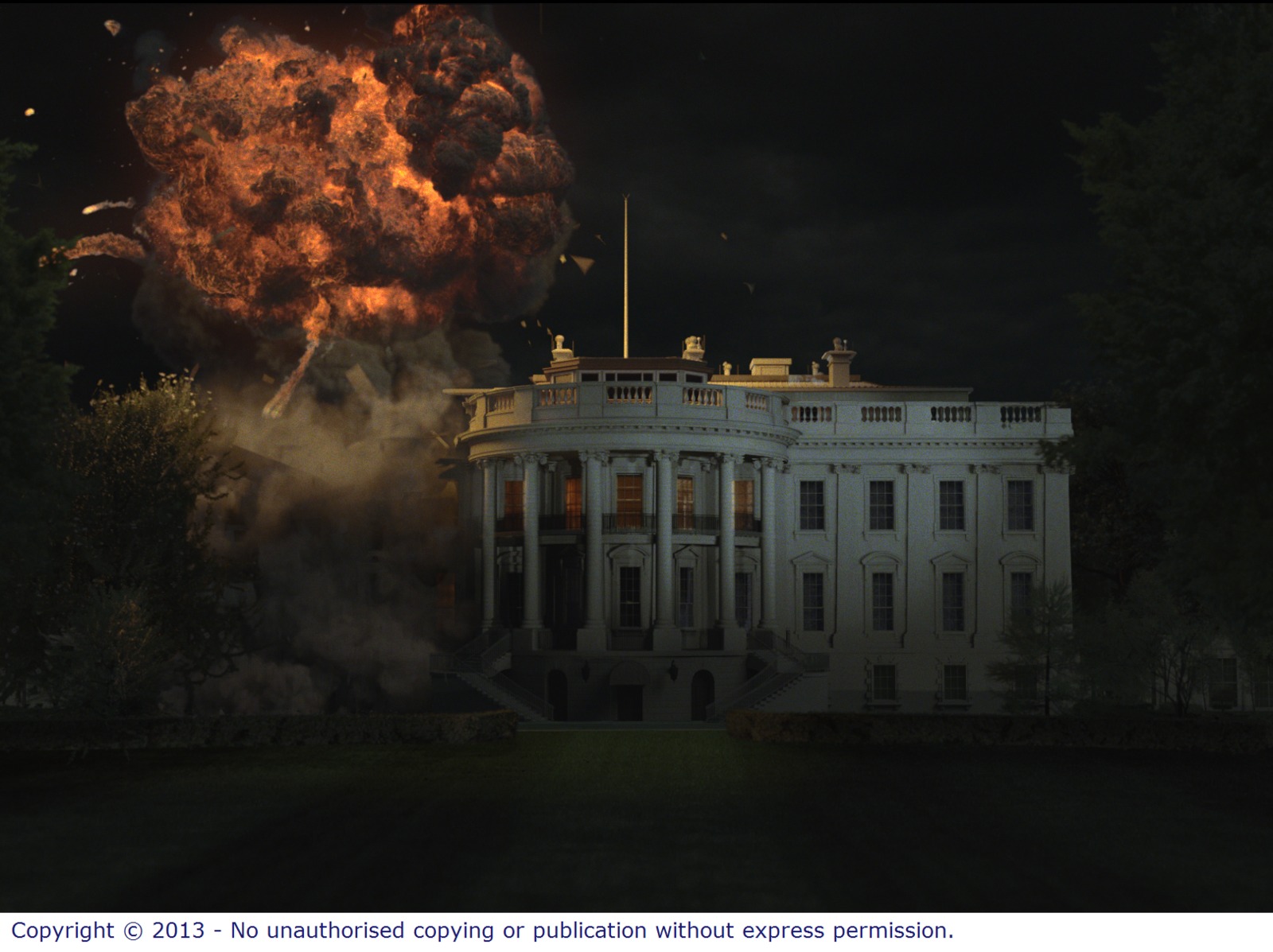 Olympus Has Fallen on DVD image