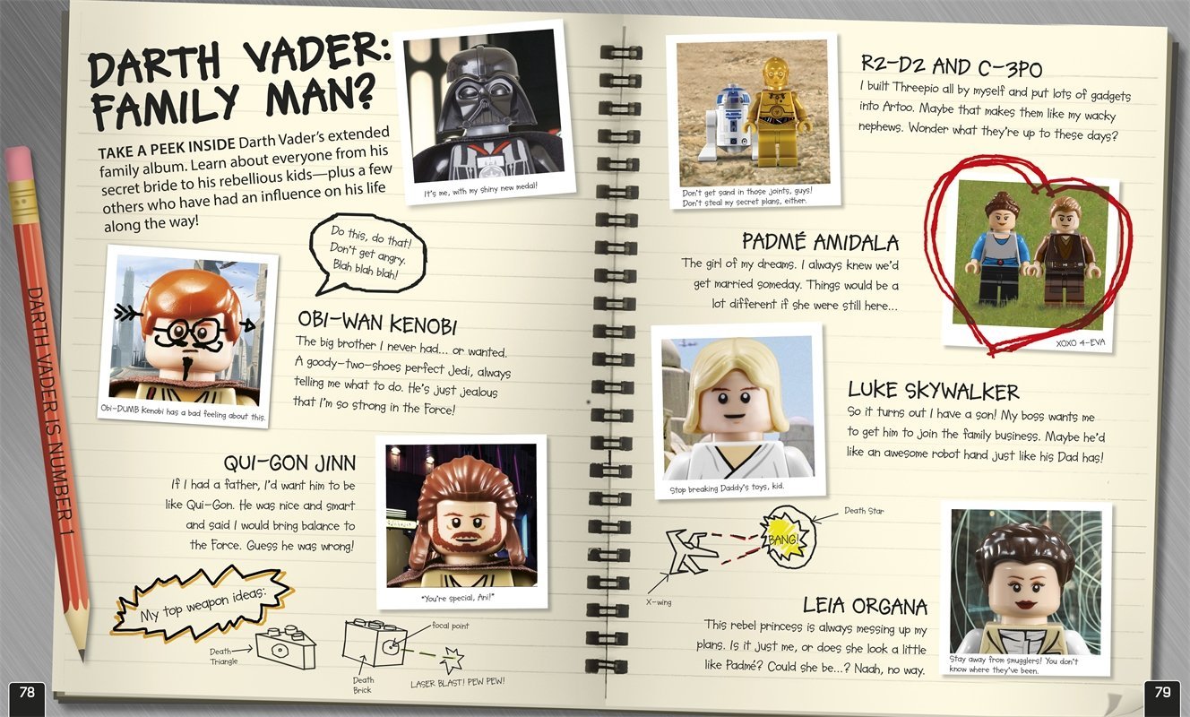 LEGO Star Wars: The Dark Side (with exclusive minifigure!) on Hardback by Daniel Lipkowitz