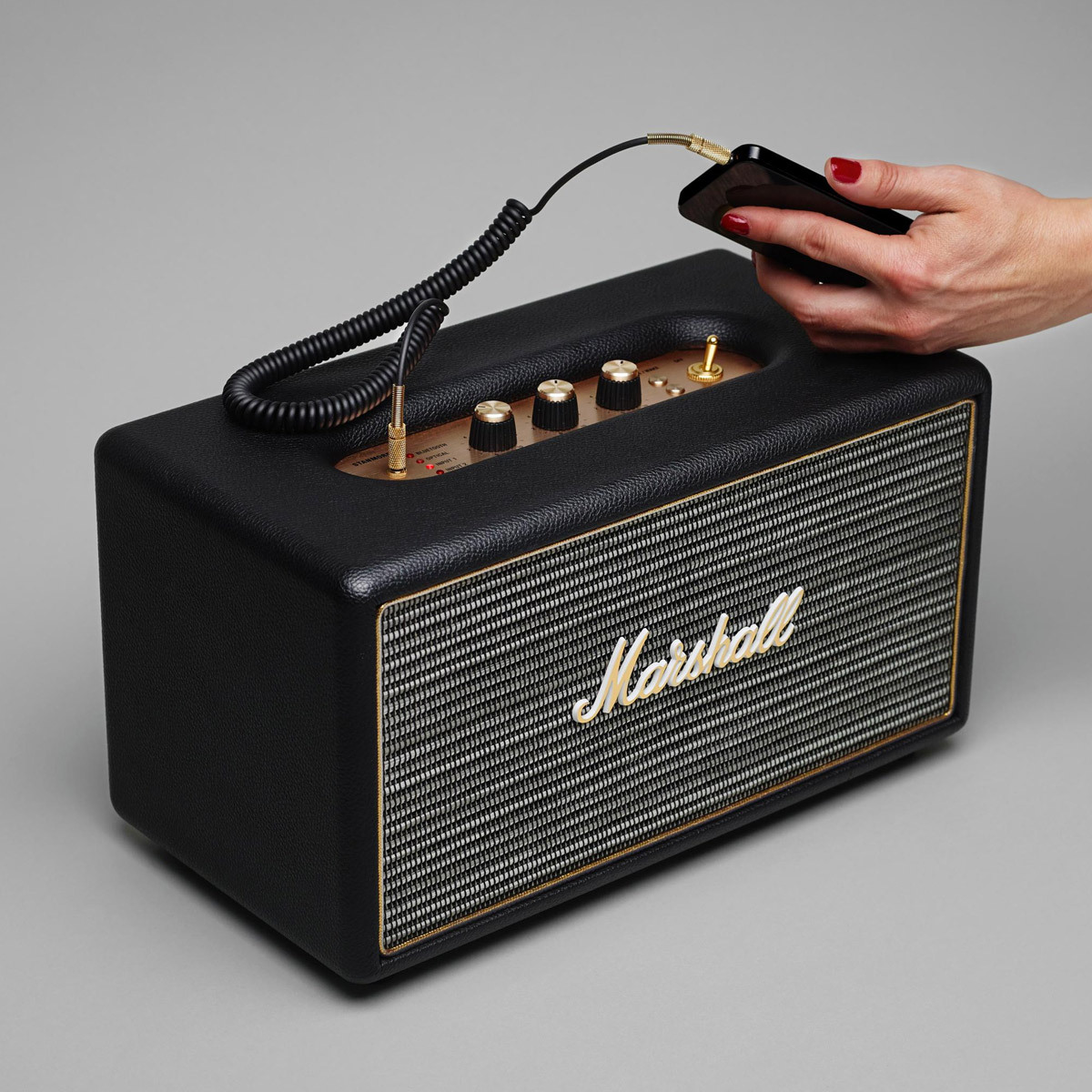 Marshall Stanmore Stereo Speaker (Black) at Mighty Ape NZ