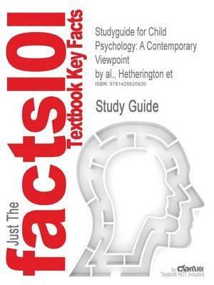 Studyguide for Child Psychology by Cram101 Textbook Reviews