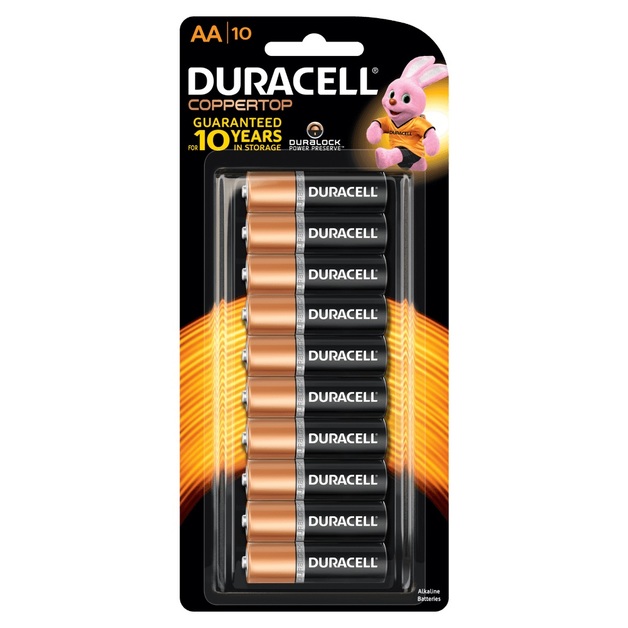 Duracell Coppertop AA 10pk at Mighty Ape NZ