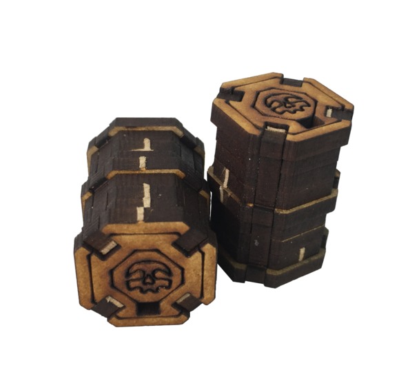 TTCombat: Tabletop Scenics – Sector 1 Chemical Storage Tanks image