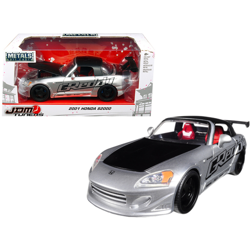 Jada 1/24 Jdm Honda S2000 (Silver) - Diecast Model image
