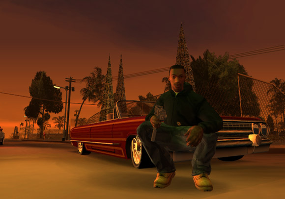 Grand Theft Auto: San Andreas on PS2