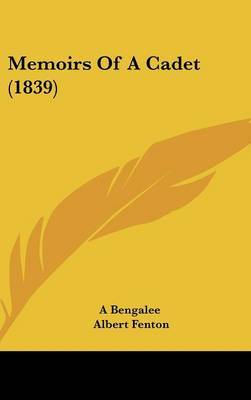 Memoirs Of A Cadet (1839) by Albert Fenton image