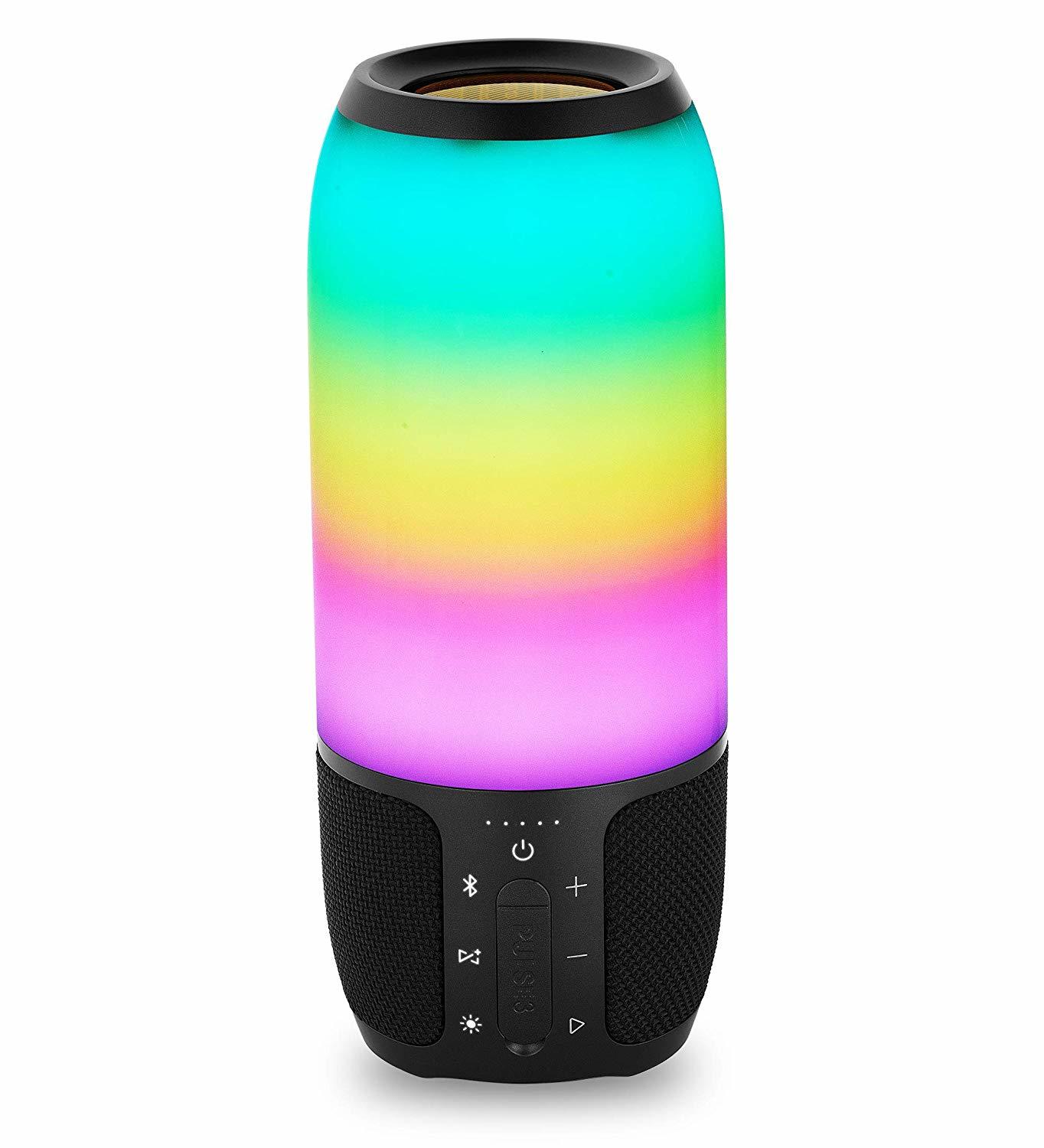 JBL Pulse 3 Wireless Bluetooth IPX7 Waterproof Speaker Black at