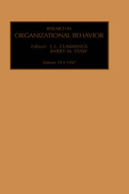 Research in Organizational Behavior: Volume 19 image