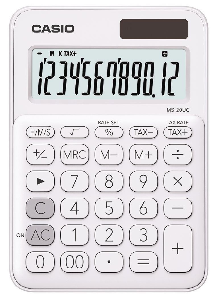 Buy Casio Desktop Calculator White at Mighty Ape NZ