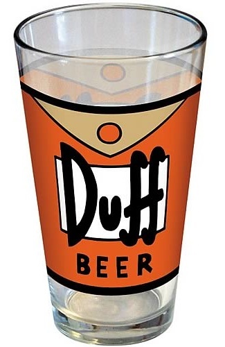 Simpsons: Duff Beer - Pint Glass image