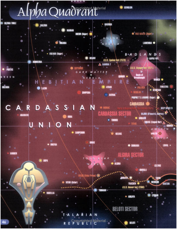 Star Trek: Star Charts by Geoffrey Mandel image