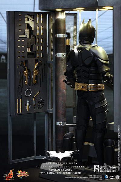 Batman: The Dark Knight Armoury with Bruce Wayne and Alfred 12" Action Figure Set