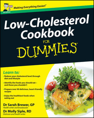 Low-Cholesterol Cookbook For Dummies by Sarah Brewer image