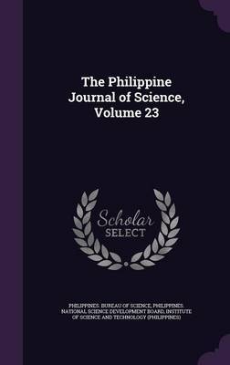 The Philippine Journal of Science, Volume 23 image