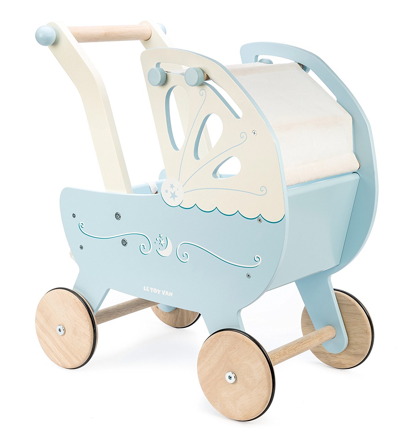 Le Toy Van: Moonlight Pram - Blue image