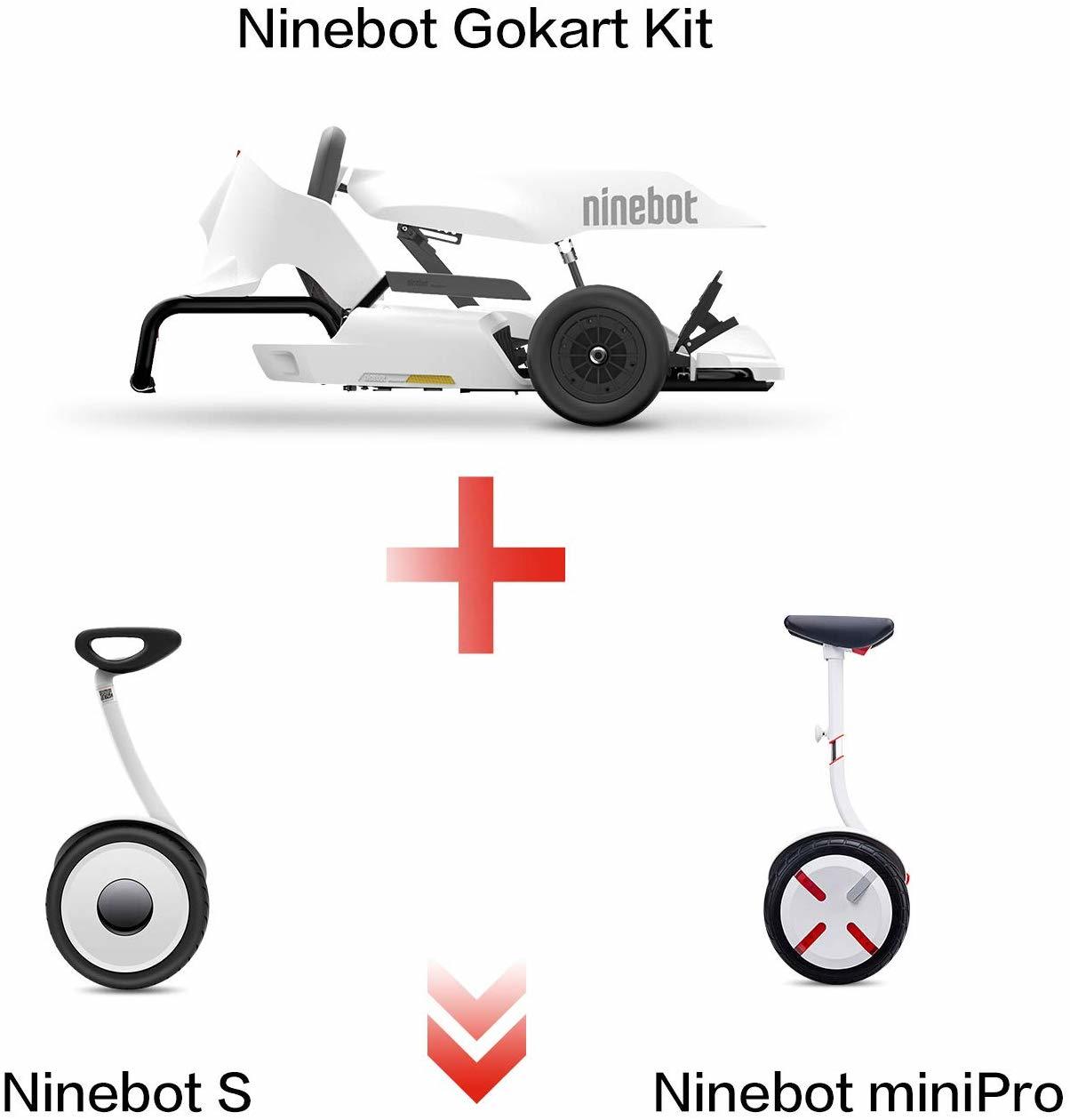 Segway 2 in 1 Ninebot Go Karting Go kart Kit with Mini Pro Bundle Kit