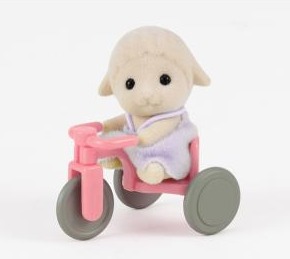 Sylvanian Families: Sheep Baby with Tricycle image