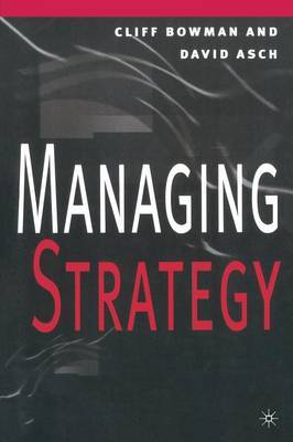 Managing Strategy by David Asch image