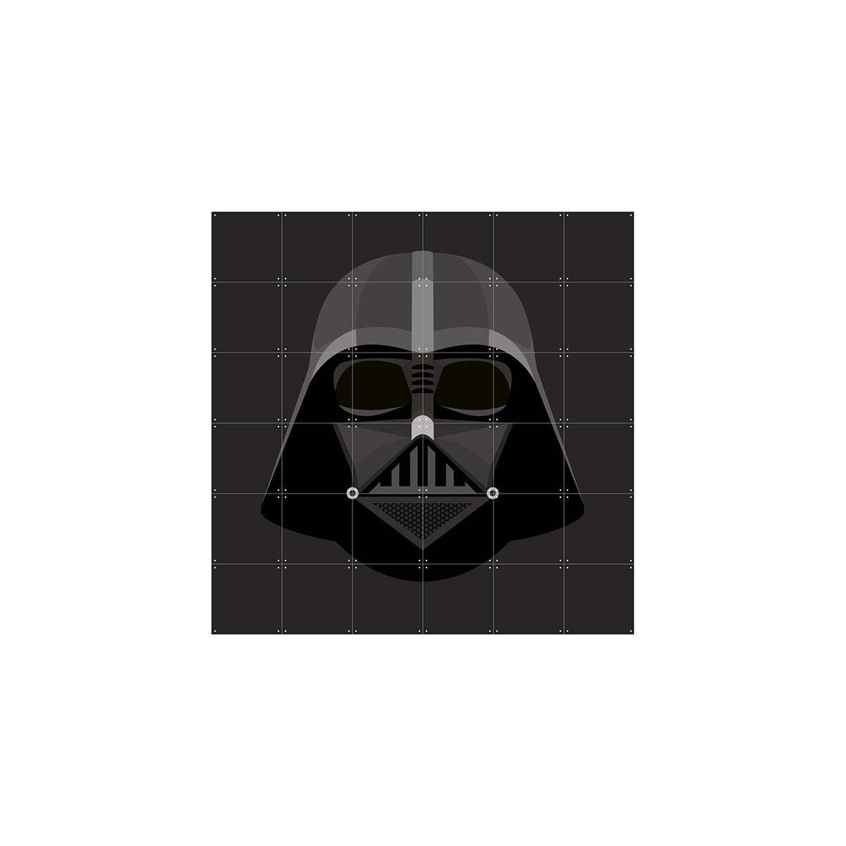 Ixxi: Star Wars Stormtrooper / Darth Vader Wall Art (120cm X 120cm) image