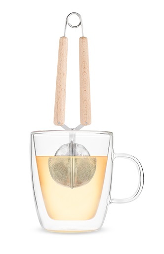 Pinky Up: Wood Handled - Simple Tea Infuser image