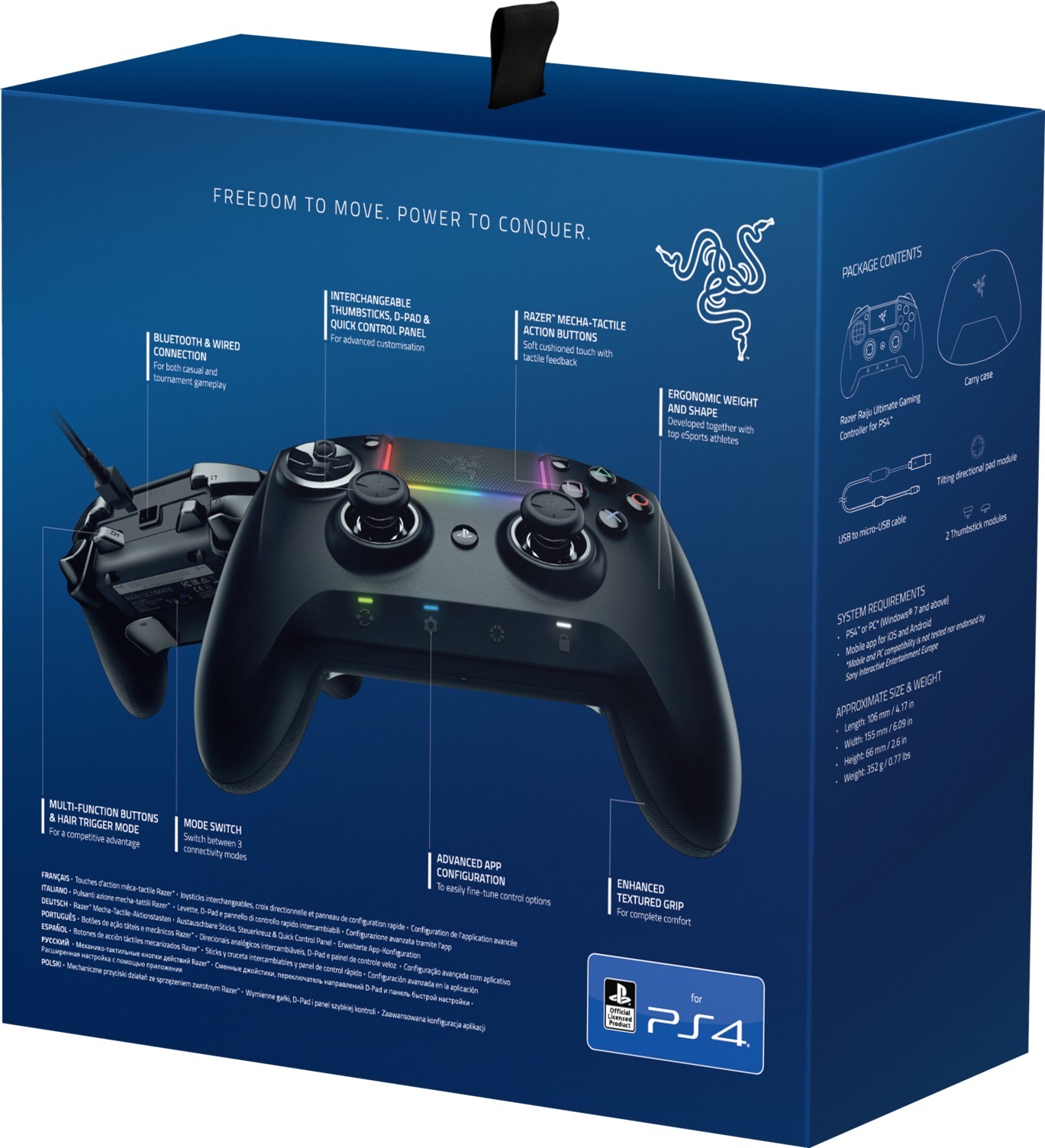 Razer Raiju Wireless Ultimate PS4 Controller (Bluetooth) PS4 Buy