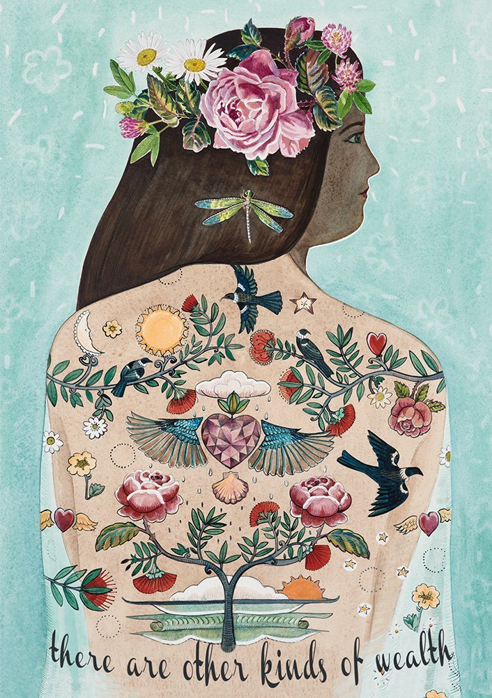 Jane Galloway: There Are Other Kinds Of Wealth - Greeting Cards image