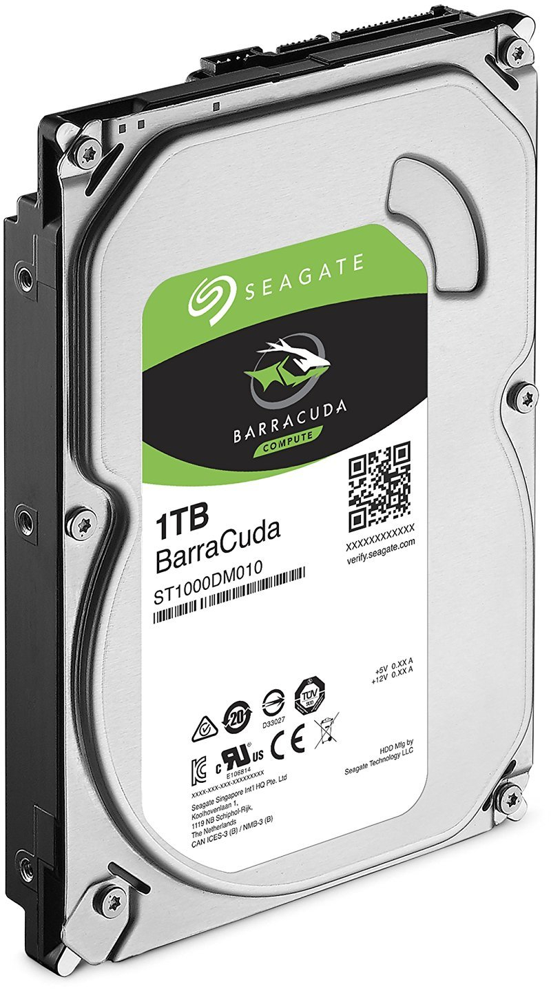 1TB Seagate BarraCuda 3.5" 7200RPM SATA HDD image