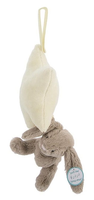 Jellycat: Bashful Beige Star - Musical Pull Plush image