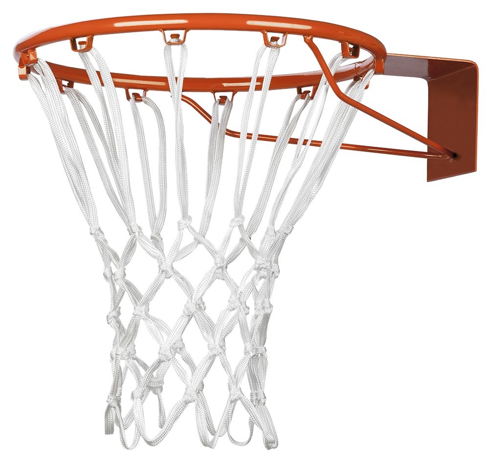 Basketball & Netball Net - Heavy Duty White Nylon image
