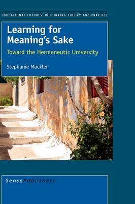 Learning for Meaning's Sake by Stephanie Mackler image