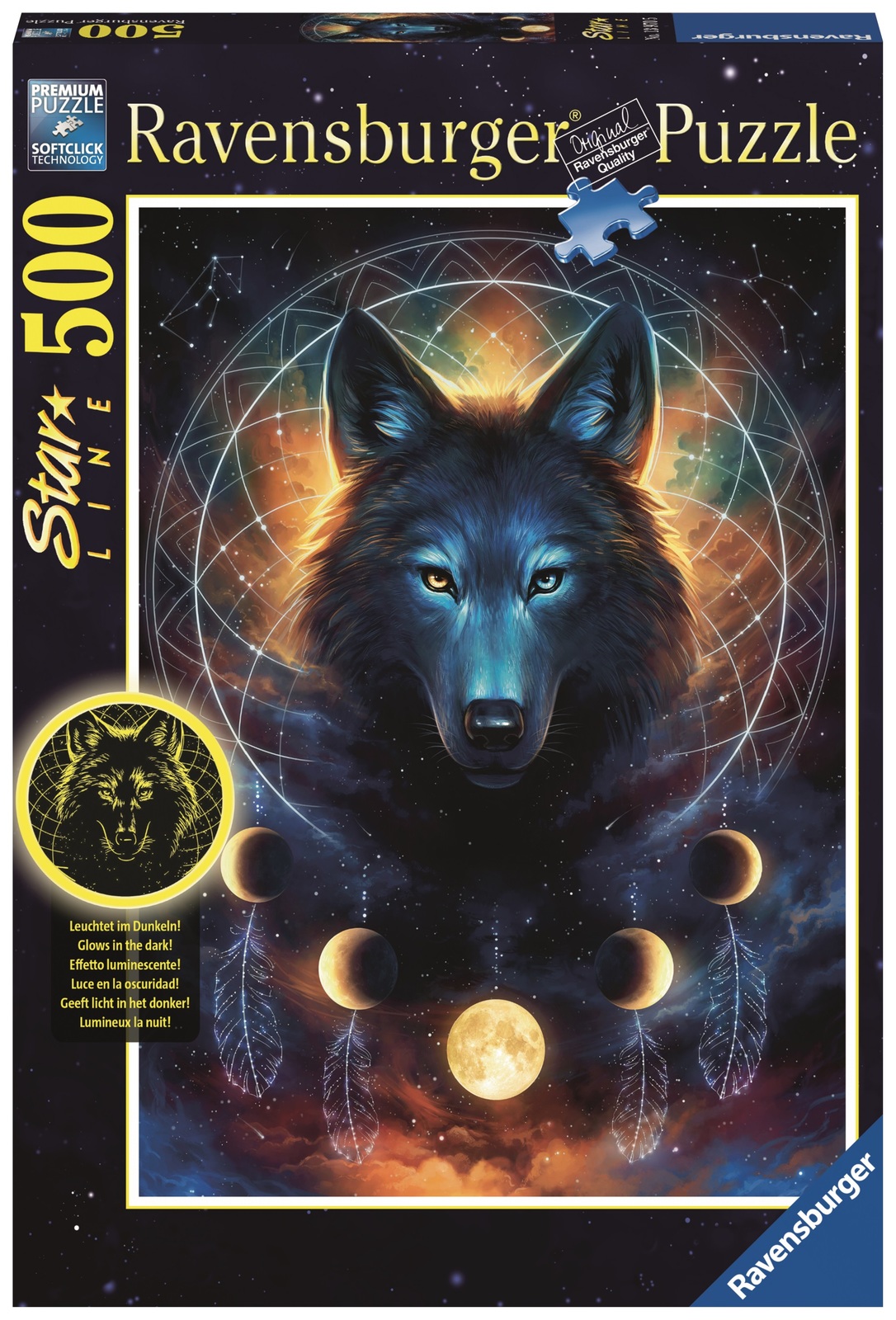 Ravensburger Jigsaw Puzzle Lunar Wolf Toy at Mighty Ape NZ