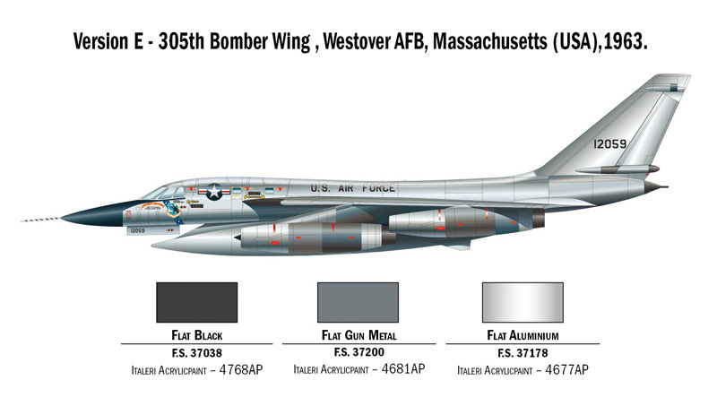 Italeri 1/72 B-58 Hustler - Model Kit image