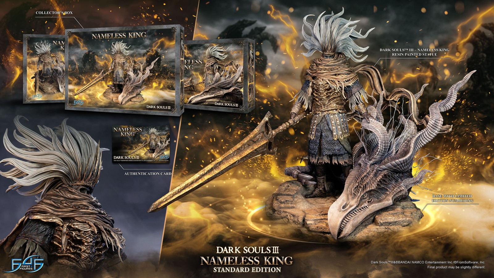 Dark Souls 3: Nameless King - 27" Premium Statue