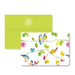 Watercolor Birds Note Cards (14 Cards/Envelopes) image